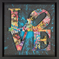Street Love by Aiiroh - Mixed Media Original sized 32x32 inches. Available from Whitewall Galleries